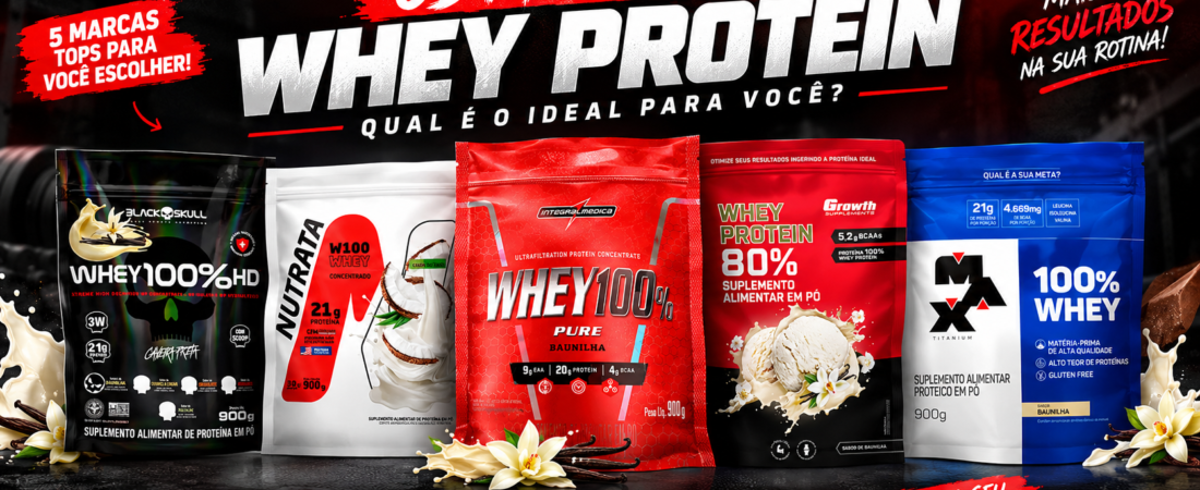Top 5 Whey Protein com Melhor Custo-Benefício no Brasil em 2026